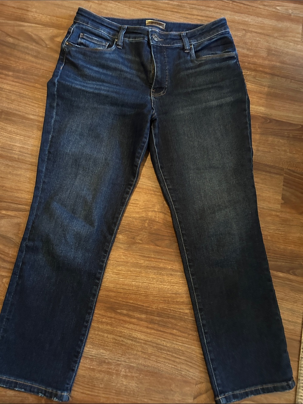 Kut from the Kloth Dark Blue Straight Leg Jeans